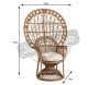 Fauteuil Emmanuelle en rotin - AUBRY GASPARD