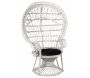 Fauteuil Emmanuelle en rotin Paon
