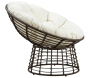 Fauteuil Papasan en polyrésine et acier - 275