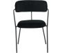 Fauteuil en acier et velours Arrow (Lot de 2) - 6