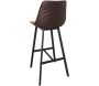 Fauteuil de bar assise capitonné en polyuréthane - ANT-0596