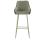 Fauteuil de bar en tissu et métal Alaska (Lot de 2) - 199