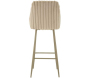 Fauteuil de bar en tissu et métal Alaska (Lot de 2) - 6