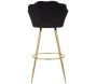 Fauteuil de bar en tissu et métal Vienna - 6