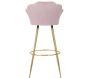 Fauteuil de bar en tissu et métal Vienna - 6