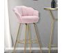 Fauteuil de bar en tissu et métal Vienna - MAURO FERRETTI