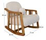 Fauteuil à bascule pour enfant Kleamini - 7