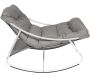 Fauteuil à bascule en métal Tenerife - CMP-5277