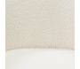 Fauteuil bois et bouclettes blanc - 6