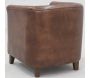 Fauteuil club en cuir de buffle - AUBRY GASPARD