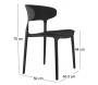 Fauteuil coloré en polypropylène Fain - 6