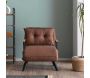 Fauteuil convertible en lin Sando - HANAH HOME