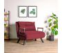 Fauteuil convertible en tissu Sando - HANAH HOME