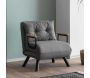 Fauteuil convertible en tissu Sando - 8