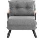 Fauteuil convertible en tissu Sando - ASI-0940