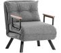 Fauteuil convertible en tissu Sando