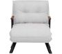 Fauteuil convertible en tissu effet bouclette Sando - 279