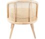 Fauteuil cosy effet velours Gaspard - COT-0824