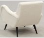 Fauteuil design en polyester et bois Douceur - AUB-4358