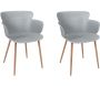 Fauteuil design polypropylène Lorens (Lot de 2)