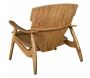 Fauteuil design en teck naturel Brazil - AUB-4143