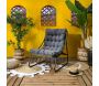 Fauteuil détente de jardin en métal Dolce vita - 7