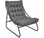Fauteuil détente de jardin en métal Dolce vita
