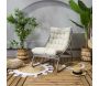 Fauteuil détente de jardin en métal Dolce vita - THE HOME DECO FACTORY