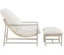 Fauteuil détente avec repose pieds Corso - VEN-1003