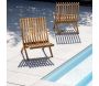 Fauteuil détente en teck Kenya - VENTURE HOME