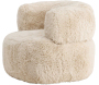 Fauteuil détente en tissu 87 x 82 x 72 cm Gert - 489
