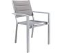 Fauteuil empilable en aluminium Ibiza