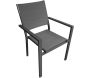 Fauteuil empilable en aluminium Ibiza - MOR-0201