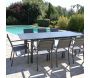 Fauteuil empilable en aluminium Ibiza - JARDILINE