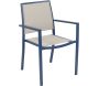 Fauteuil empilable en aluminium Santorin