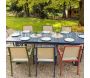 Fauteuil empilable en aluminium Santorin - 87,80
