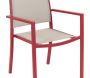 Fauteuil empilable en aluminium Santorin - MOR-0195