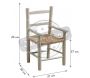 Fauteuil enfant en bois de hêtre - AUBRY GASPARD