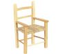 Fauteuil enfant en hêtre naturel verni