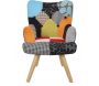 Fauteuil enfant patchwork Helsinki - THE HOME DECO KIDS