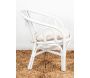 Fauteuil enfant en rotin laqué blanc Putih - 5
