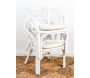 Fauteuil enfant en rotin laqué blanc Putih - 7