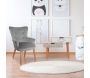 Fauteuil enfant en velours Helsinki - THE HOME DECO KIDS