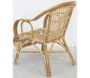 Fauteuil en poelet naturel - AUBRY GASPARD