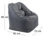 Fauteuil intérieur extérieur 70 x 60 x 80 cm Marco - 5