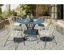 Fauteuil de jardin en acier et résine tressée Holland (Lot de 2) - PROLOISIRS