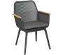 Fauteuil de jardin en aluminium monobloc Maestro