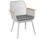 Fauteuil de jardin en aluminium monobloc Maestro