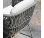 Fauteuil de jardin en aluminium et résine synthétique Iris - 5