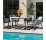 Fauteuil de jardin en aluminium et textilène (Lot de 2) - JARDILINE